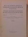 Boros I. - Magyar Nemzeti Múzeum-Természettudományi Múzeum évkönyve 1958. [antikvár]
