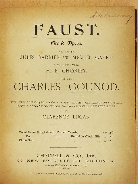 Charles Gound - Faust [antikvár]