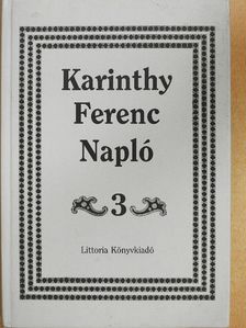 Karinthy Ferenc - Napló 3. [antikvár]
