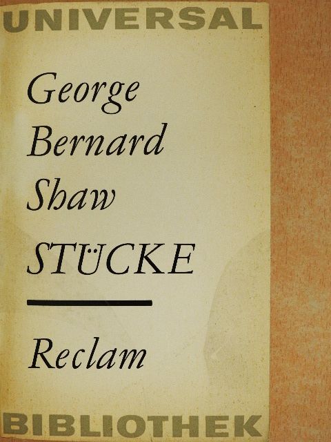 George Bernard Shaw - Stücke [antikvár]